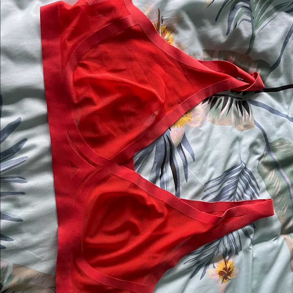 Red Wireless Bralette - Women Intimates & Sleepwear